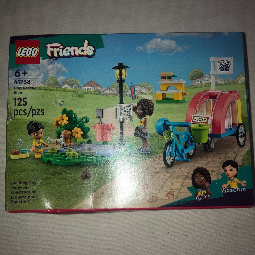 Lego friends dog rescue bike 41738 New